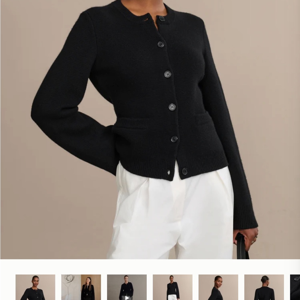 Jenni Kayne Black Women's Sweater Blazer